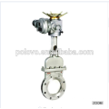 China made hot sale POV wafer pneumatic knife gate valve